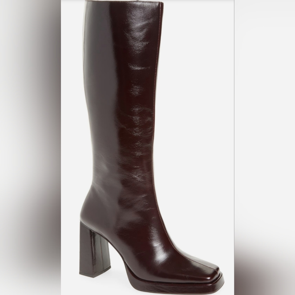 Jeffrey Campbell Rich Brown Heeled Boots